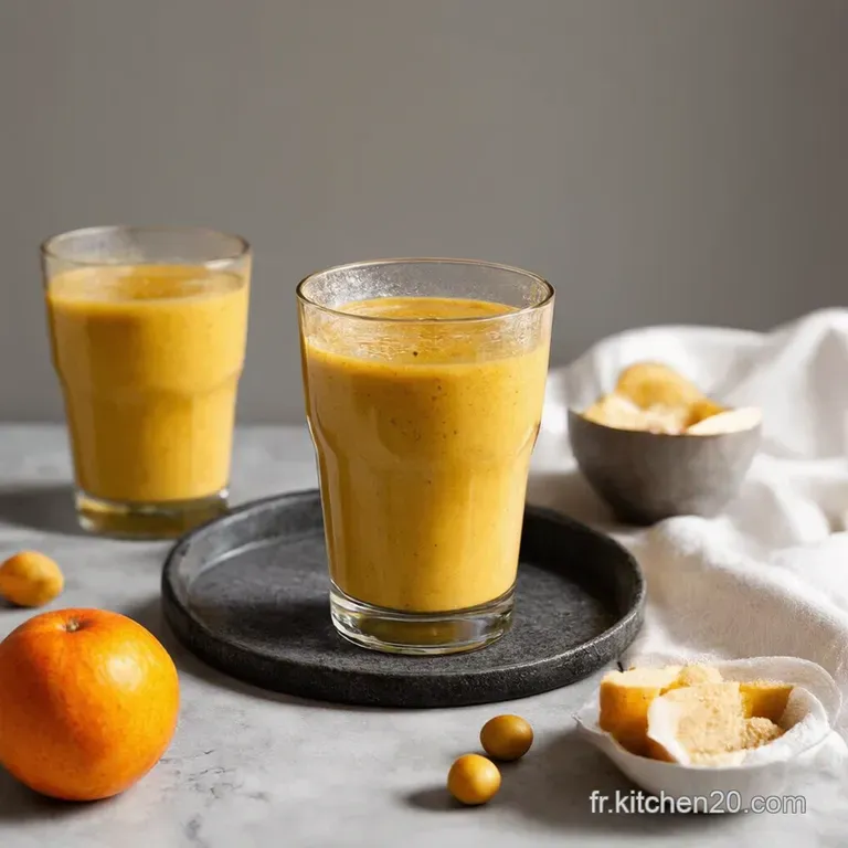 Smoothie Douceur dAutomne Avoine Noix et Dattes