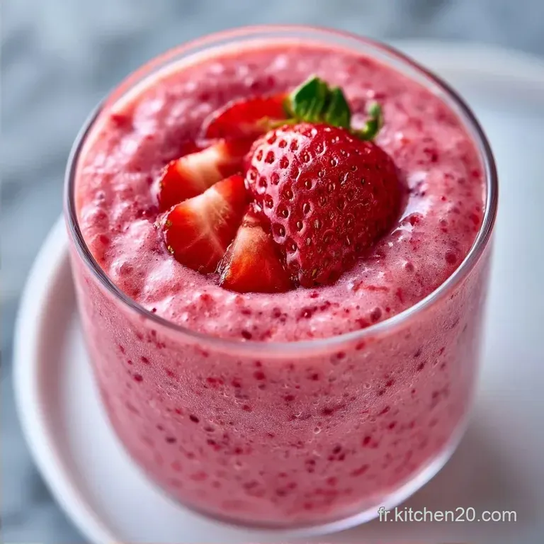 Smoothie Fraise Surgel&eacute;e: Ultra-Cr&eacute;meux
