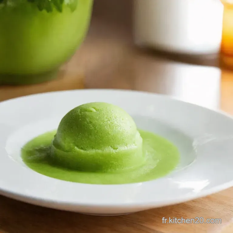 Sorbet &Agrave; La Menthe Un Vent De Fra&icirc;cheur Estival presentation