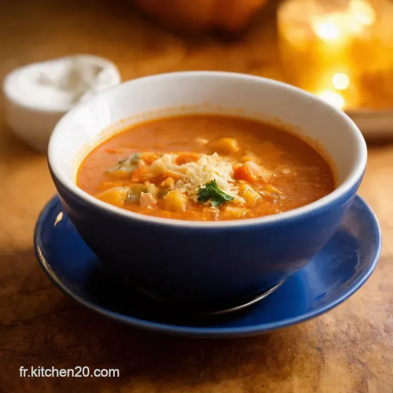 Soupe Au Chou R&eacute;confortante presentation