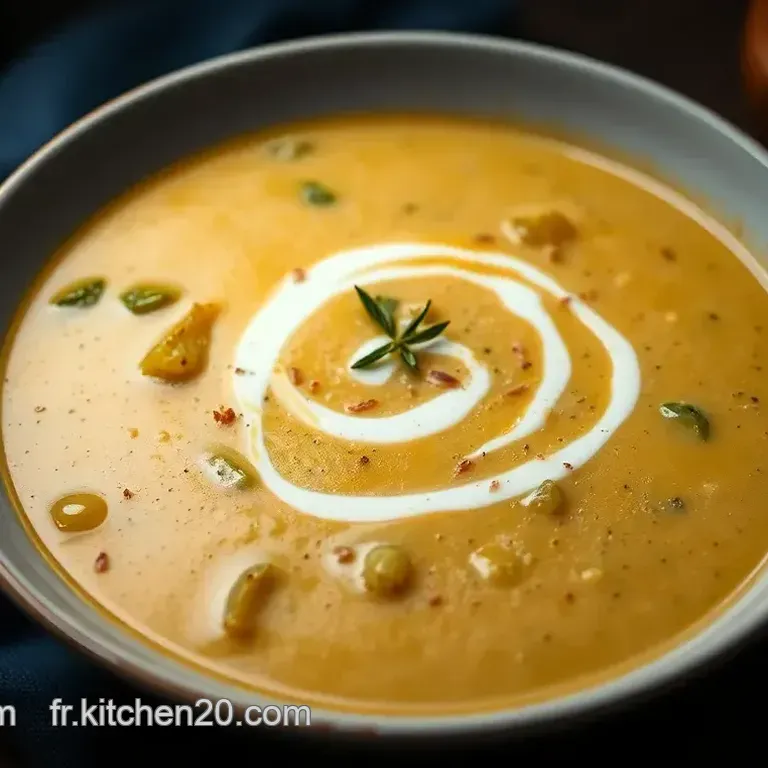 Soupe d Orties &Eacute;pic&eacute;e &agrave; la Cr&egrave;me