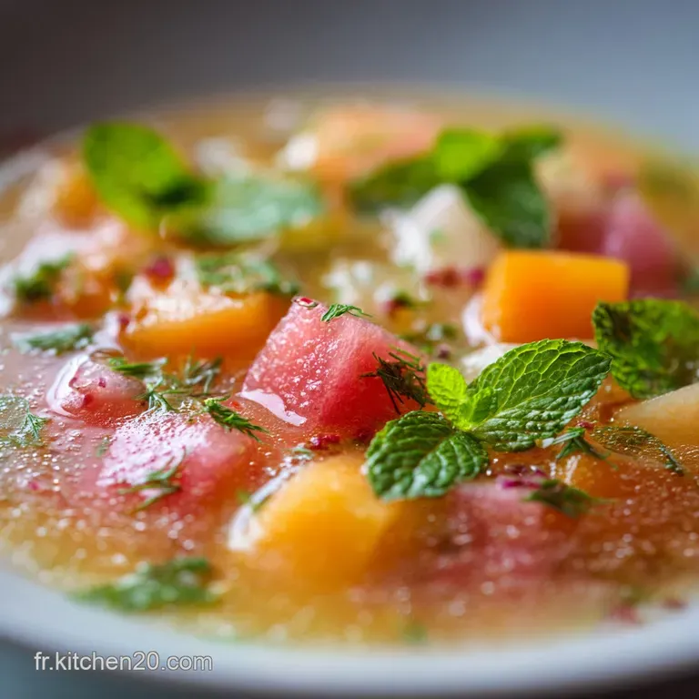 Soupe De Past&egrave;que &Agrave; La Menthe : La Recette Fra&icirc;cheur Absolue (10 Min De Pr&eacute;pa) presentation