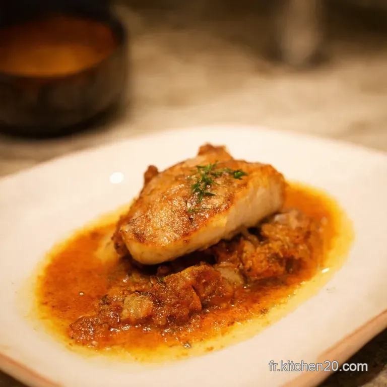 Souris Dagneau Confite &Agrave; Lail Et Au Thym presentation