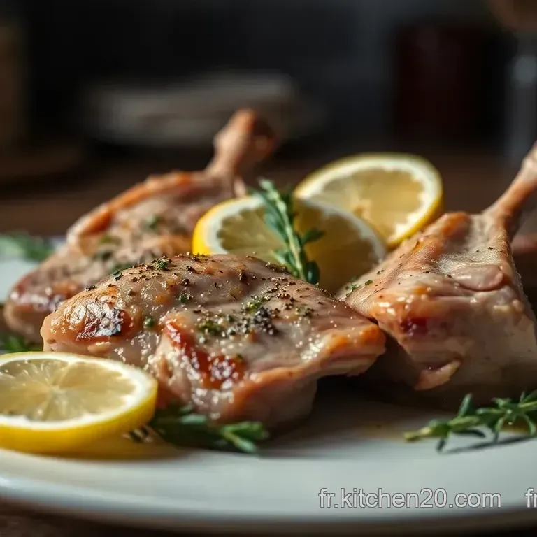 T-Bone de Veau Saut&eacute; aux Herbes et Citron
