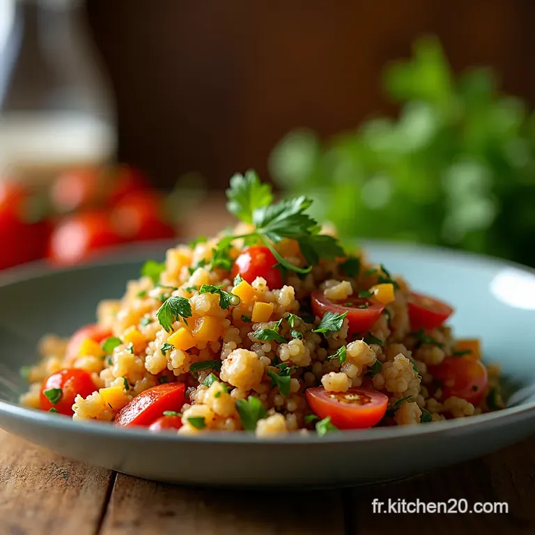 Tabbouleh Rapide Et Facile La Fra&icirc;cheur Du Liban Dans Votre Assiette presentation