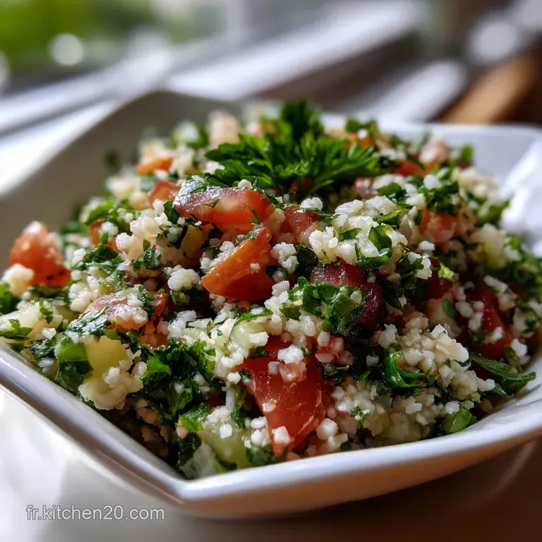 Le Taboul&eacute; Proven&ccedil;al V&eacute;g&eacute;tal Et Rafra&icirc;chissant presentation
