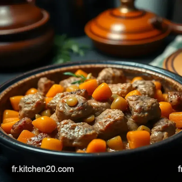 Tajine de Poulet aux Abricots et Amandes