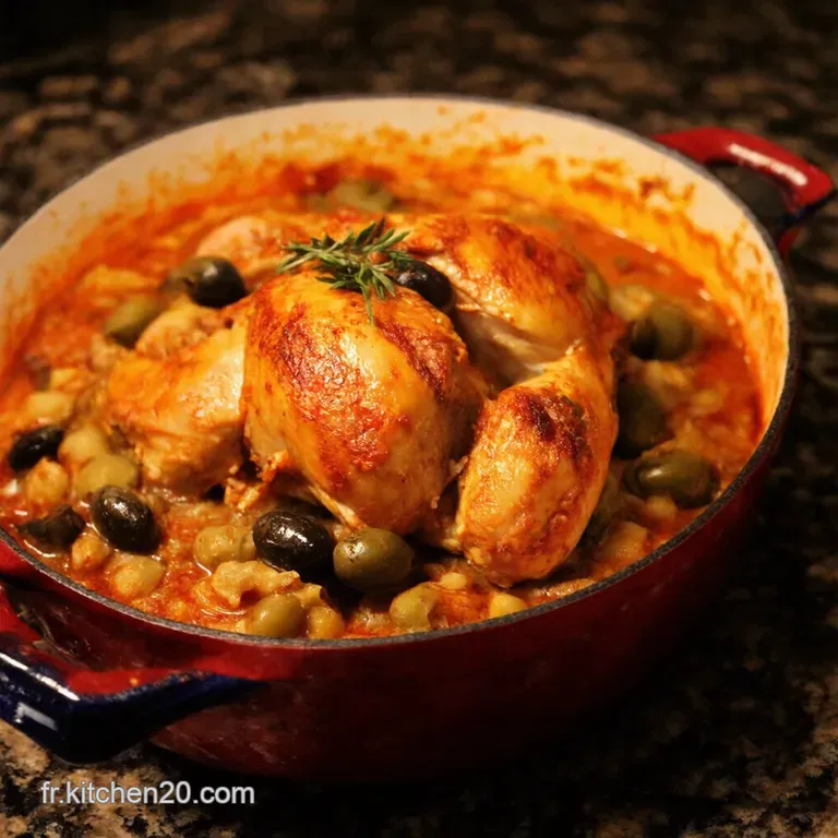 Tajine De Poulet Aux Olives Et Citron presentation