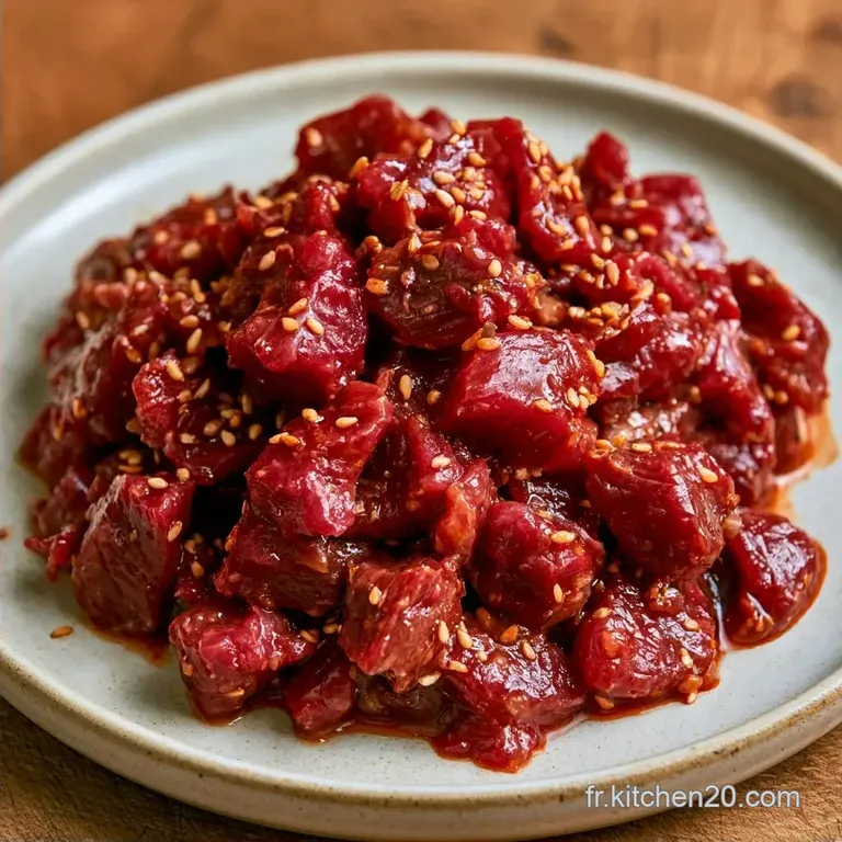 Tartare de B&oelig;uf au Soja et S&eacute;same