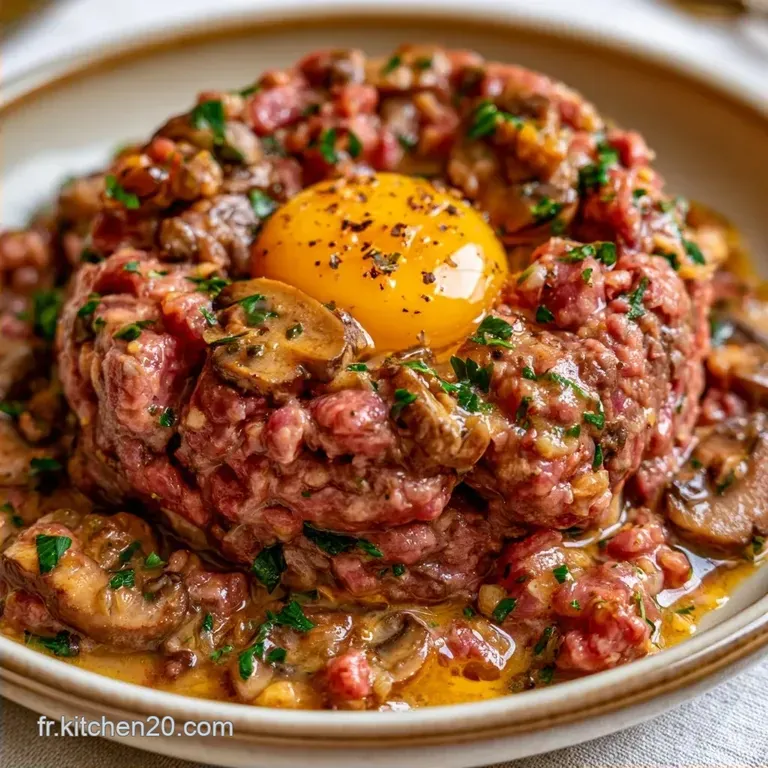 Tartare De B&oelig;uf Aux Champignons