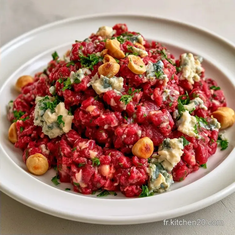 Tartare De B&oelig;uf Au Roquefort Et Noisettes