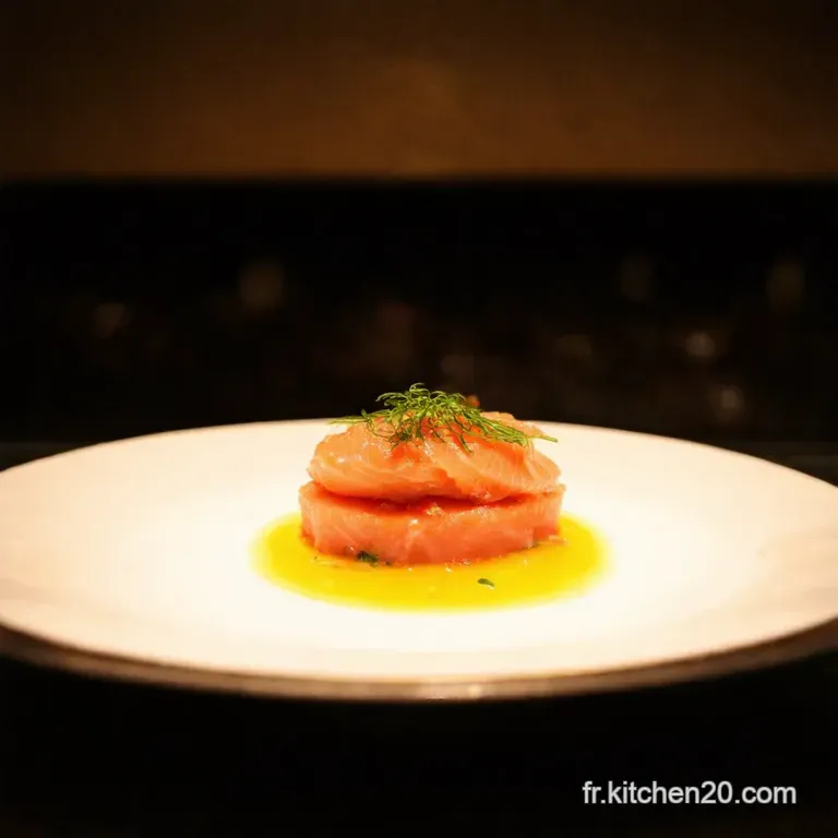 Tartare De Saumon Aux Agrumes L&eacute;l&eacute;gance En Bouch&eacute;es presentation