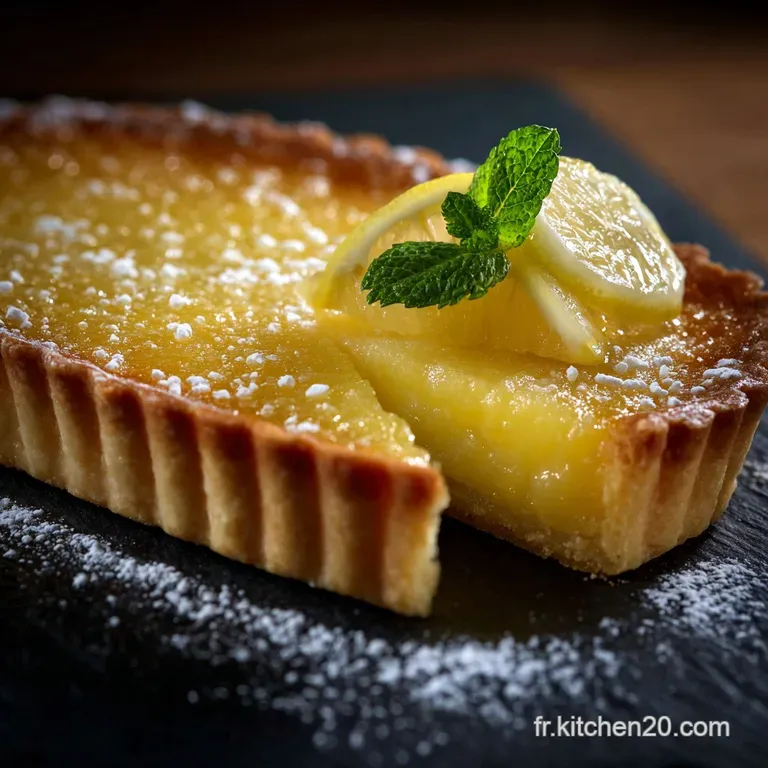 Tarte au Citron Classique : La vraie recette de P&acirc;tisserie Fran&ccedil;aise