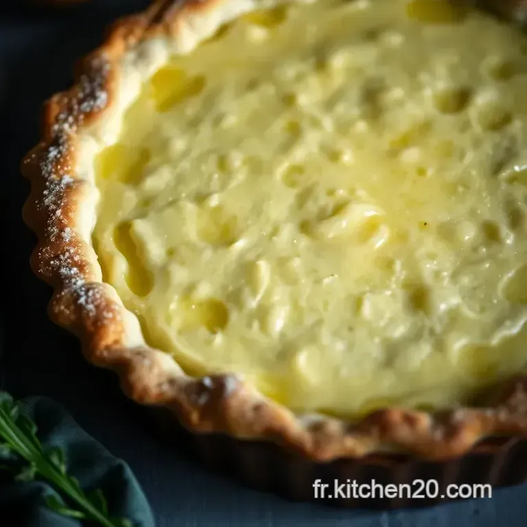 Tarte Aux Endives Savoureuse presentation