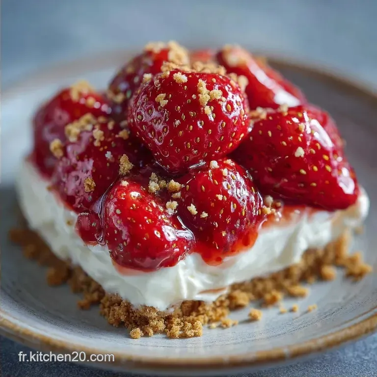 Tarte Aux Fraises Sans Cuisson: Mascarpone et Sp&eacute;culoos