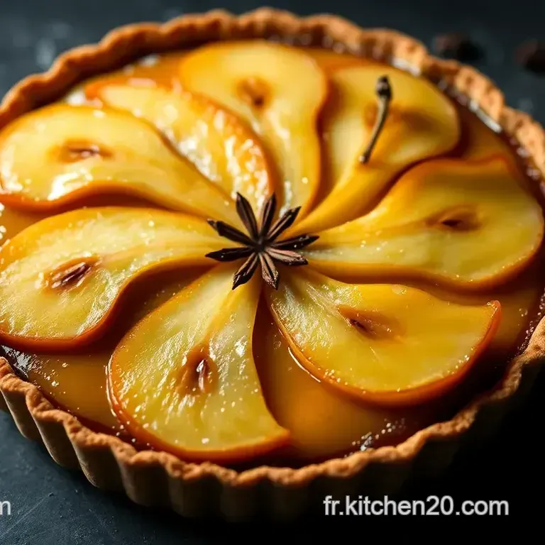 Tarte aux Poires &Eacute;pic&eacute;e