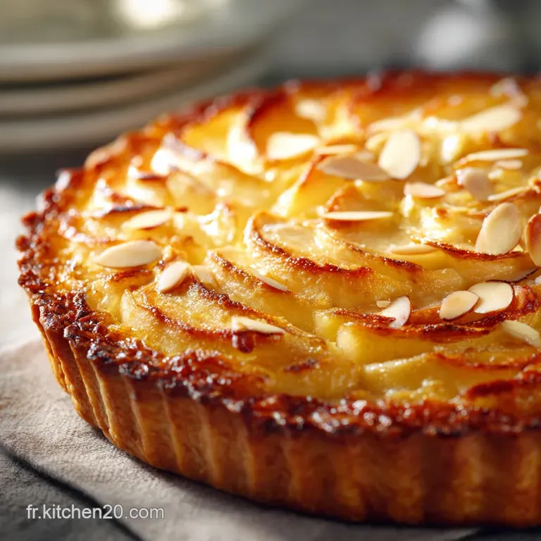 Tarte Aux Pommes Amandine : Le Go&ucirc;ter Parisien presentation