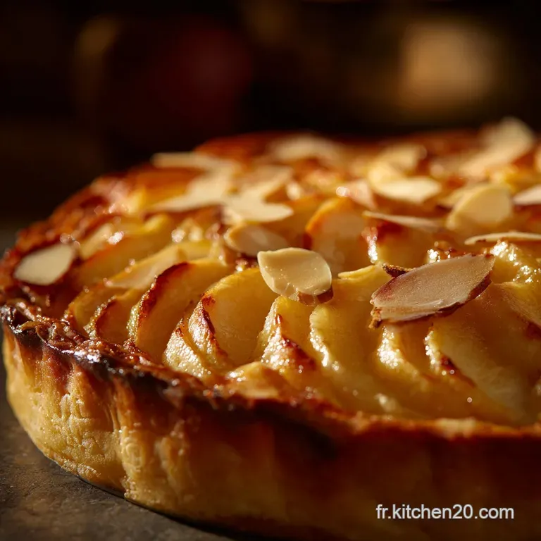 Tarte aux Pommes Amandine : Le Go&ucirc;ter Parisien
