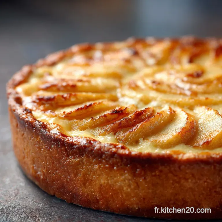 Tarte Aux Pommes &Agrave; La Cr&egrave;me P&acirc;tissi&egrave;re La Recette Traditionnelle Secr&egrave;te presentation