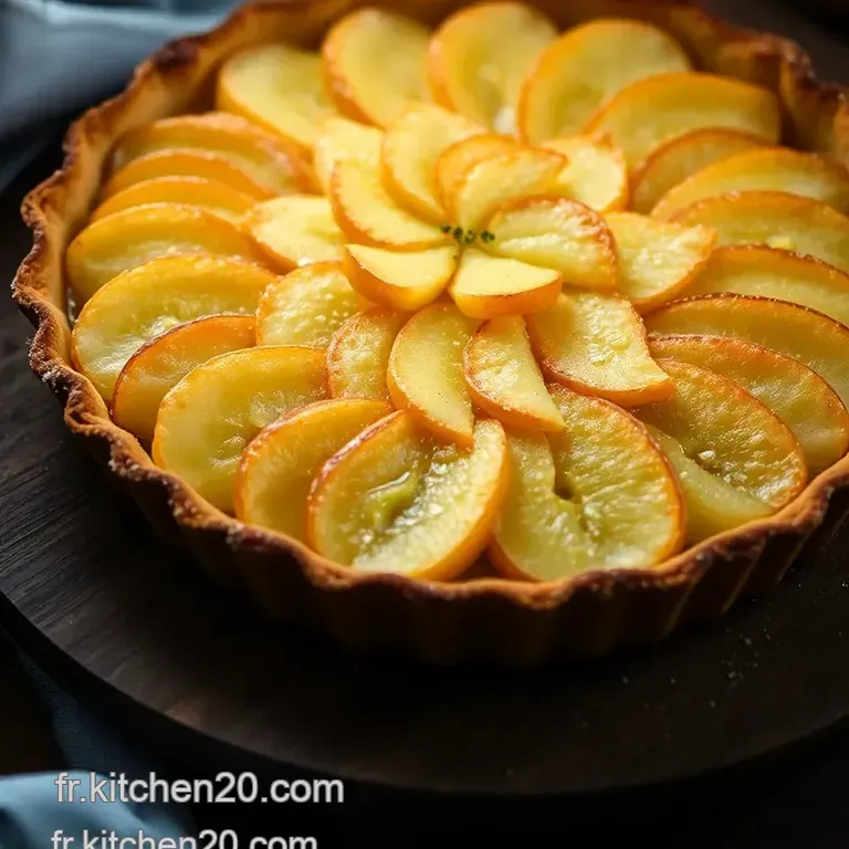 Tarte Aux Pommes Fine: La Douceur Des Pommes En Fines &Eacute;corces presentation