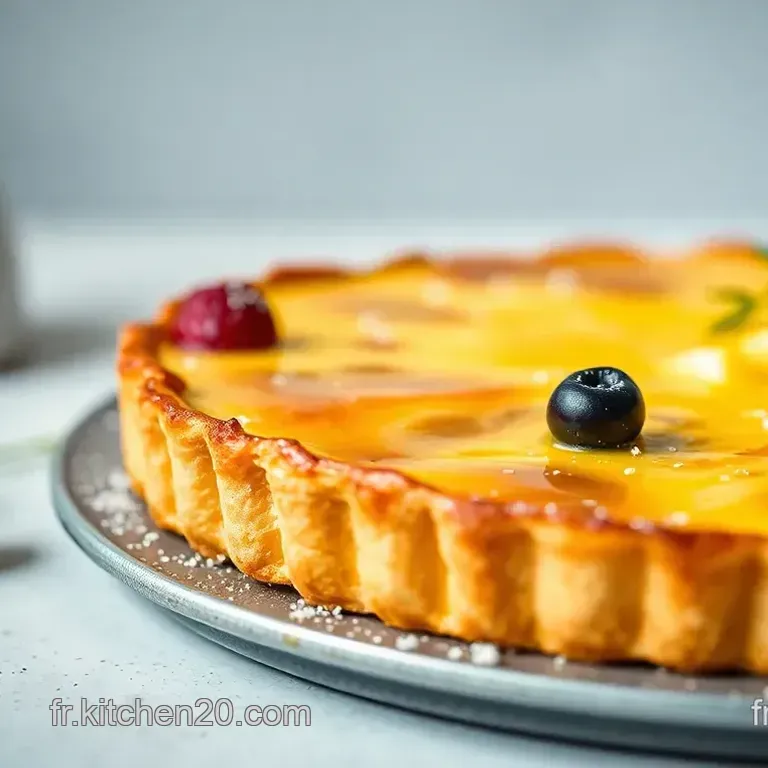 Tarte Ch&egrave;vre &Eacute;pinard: Un Go&ucirc;t de la Campagne Fran&ccedil;aise