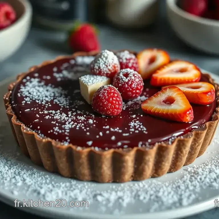 Tarte Chocolat-Framboise: Un Duo Gourmand