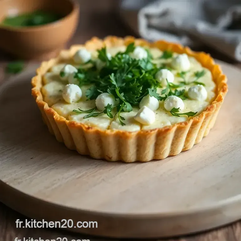 Tarte &Eacute;pinards & Ch&egrave;vre : Une D&eacute;lices V&eacute;g&eacute;tales presentation