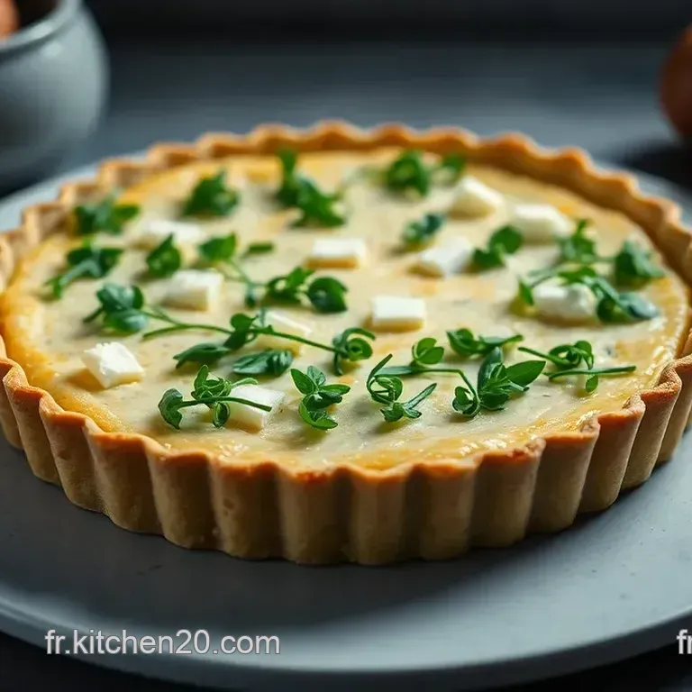 Tarte &Eacute;pinards & Ch&egrave;vre : Une D&eacute;lices V&eacute;g&eacute;tales