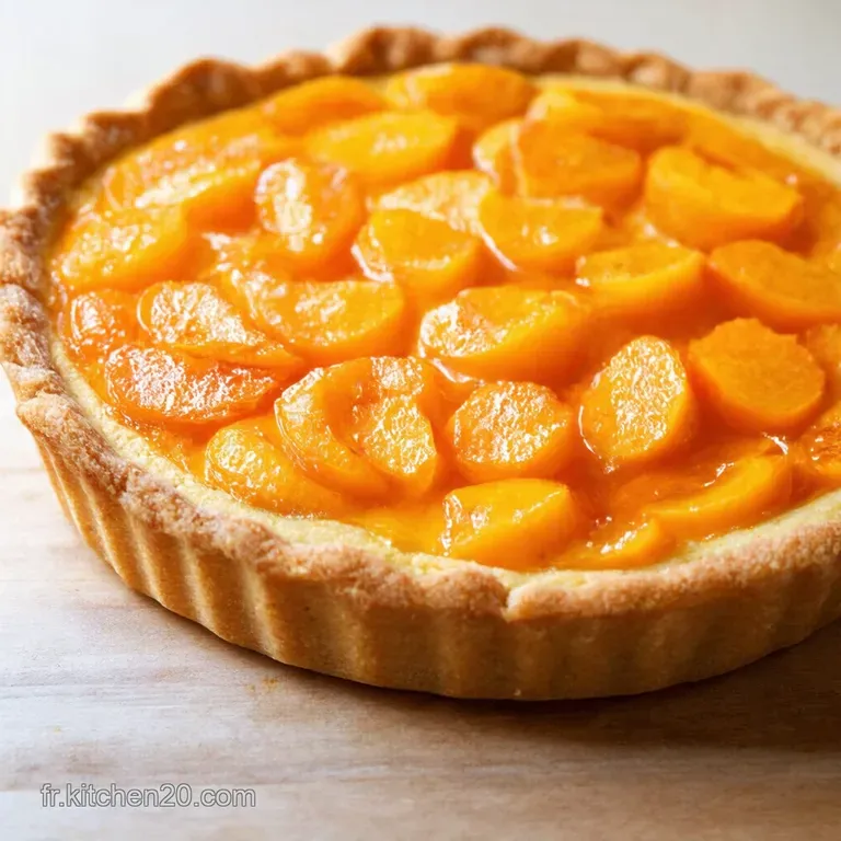 Tarte Fine Aux Abricots Une Symphonie De Saveurs D&eacute;t&eacute; presentation