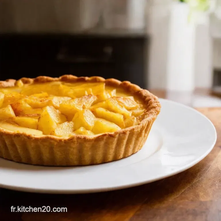 Tarte Fine Aux Pommes Un Go&ucirc;t De Paradis &Agrave; La Fran&ccedil;aise presentation