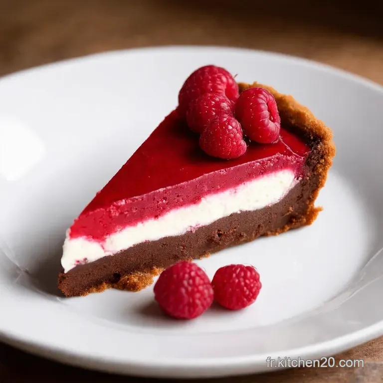 Tarte Fine Chocolat Blanc et Framboises Un Baiser Gourmand
