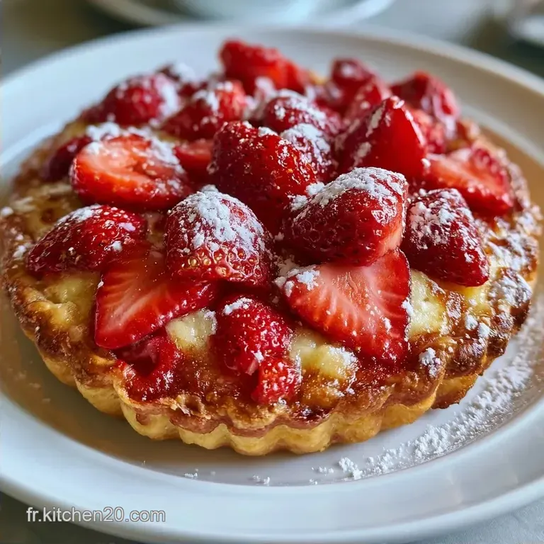 Tarte Fraises Sucre Glace: Recette Inratable