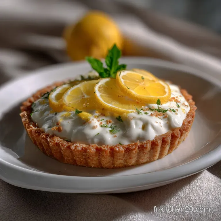 Tarte Au Fromage Blanc Citronne Facile | Un Nuage Citronn&eacute;