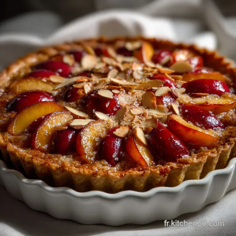 Tarte Aux Nectarines Amandine Ig Faible : Le Classique Revisit&eacute; presentation
