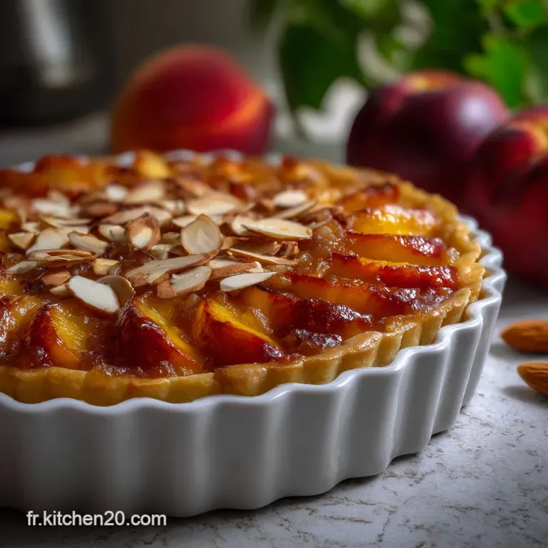 Tarte Aux Nectarines Amandine IG Faible : Le Classique Revisit&eacute;