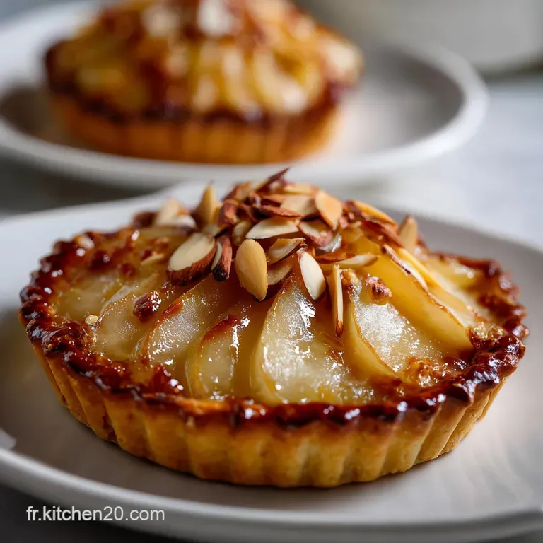Tarte Poires Amandes : L&Eacute;l&eacute;gance de la P&acirc;tisserie