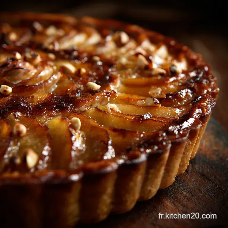 Tarte aux Pommes et Noisettes Le Chefd&OElig;uvre dAutomne &agrave; la Cr&egrave;me