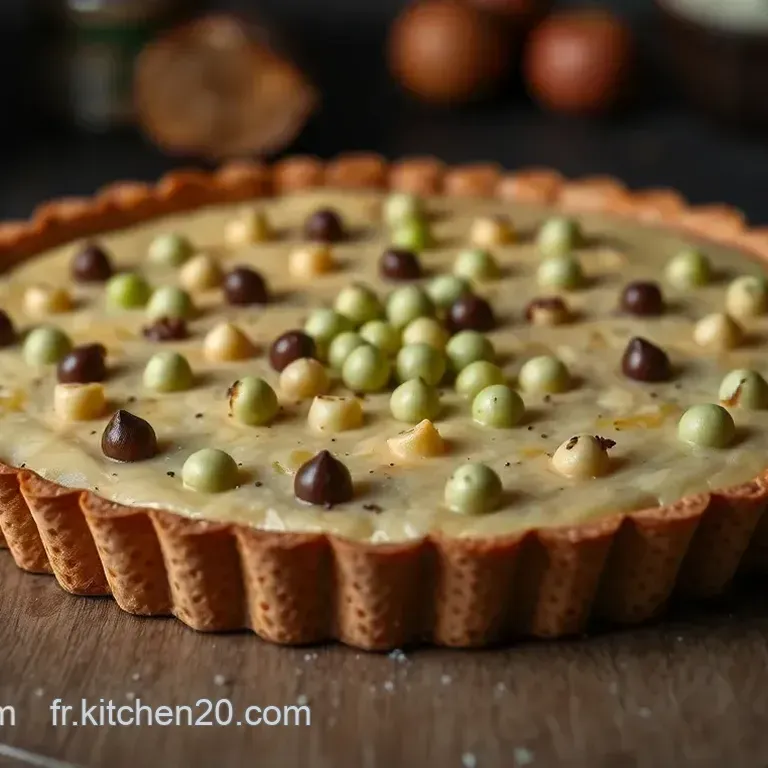 Tarte Printani&egrave;re aux Petits Pois et Fromage Frais