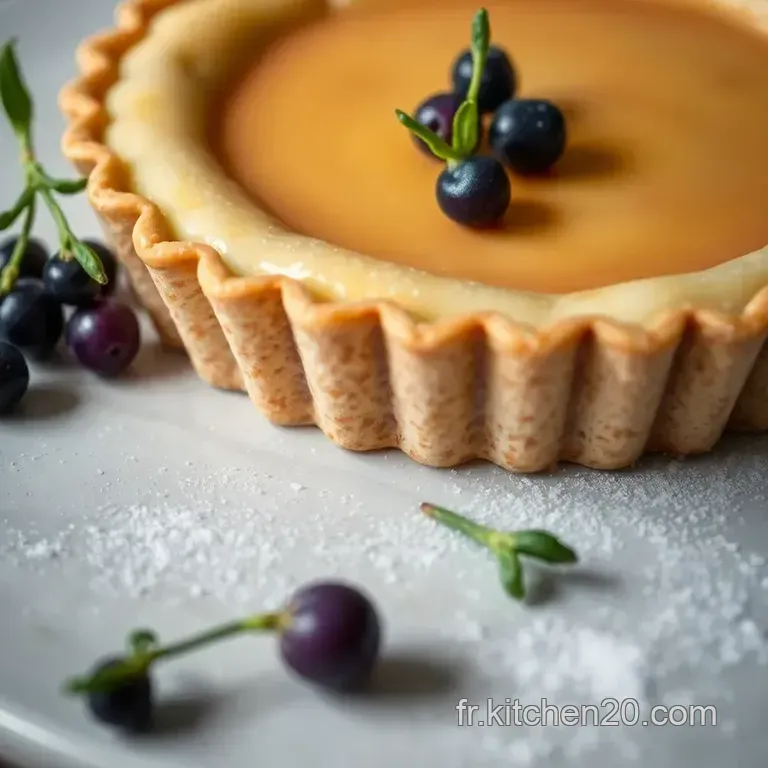 Tartelette Myrtille &ndash; Un D&eacute;lice Fruit&eacute; Et Croquant presentation