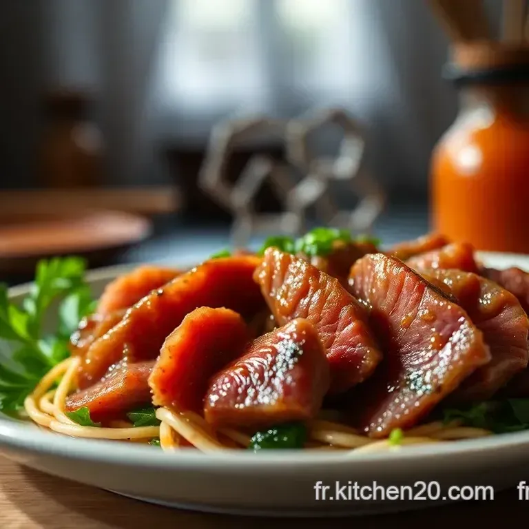 Tataki de B&oelig;uf : &Eacute;clats de Saveur et de Fra&icirc;cheur