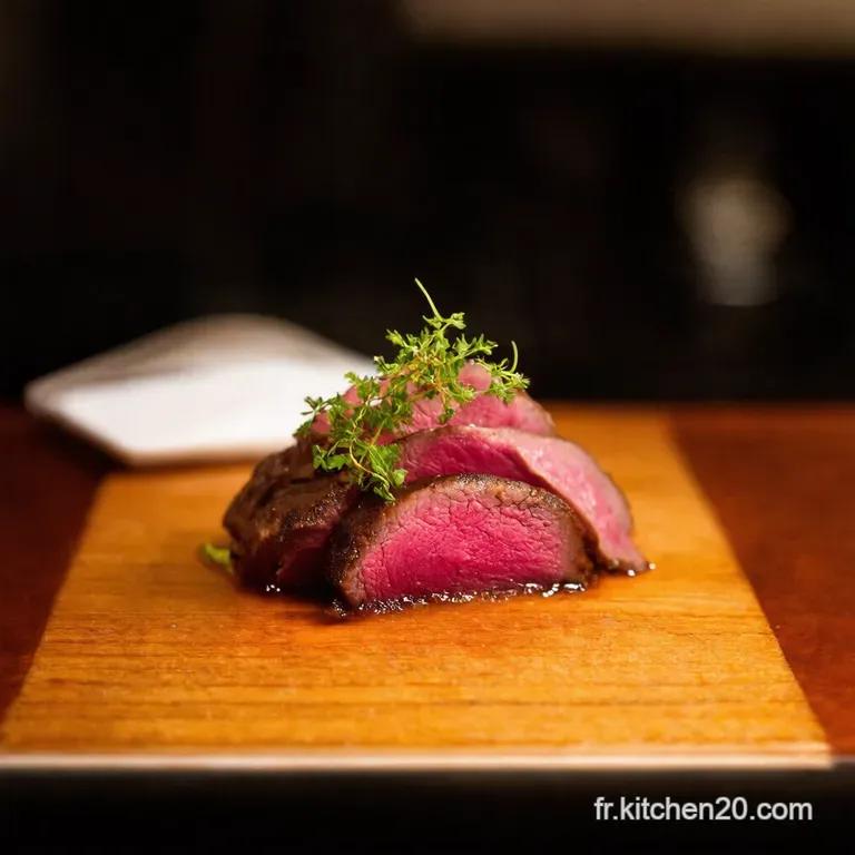 Tataki De B&oelig;uf Saisie Parfaite Go&ucirc;t &Eacute;clatant presentation