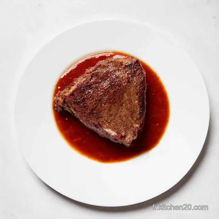 TBone Grill&eacute; au Ketchup Maison Epic&eacute; Et Frites Croustillantes