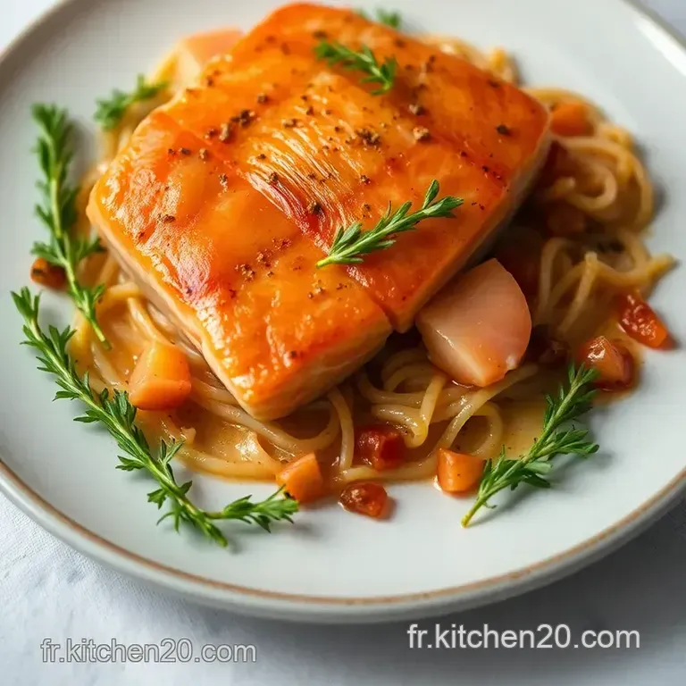 Terrine Gourmande Au Saumon presentation