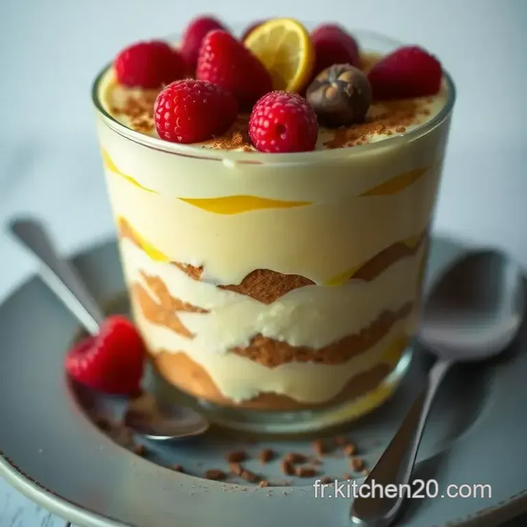 Tiramisu Citron &ndash; Un Voyage Zest&eacute; En Douceur presentation