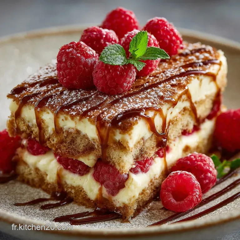 Le Tiramisu Framboise Ros&eacute; De L&eacute;t&eacute; Le Classique R&eacute;invent&eacute; presentation