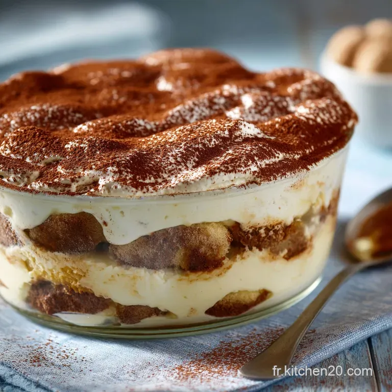 Tiramisu L&eacute;ger Le Nuage Cr&eacute;meux Sans Culpabilit&eacute; Facile et Rapide