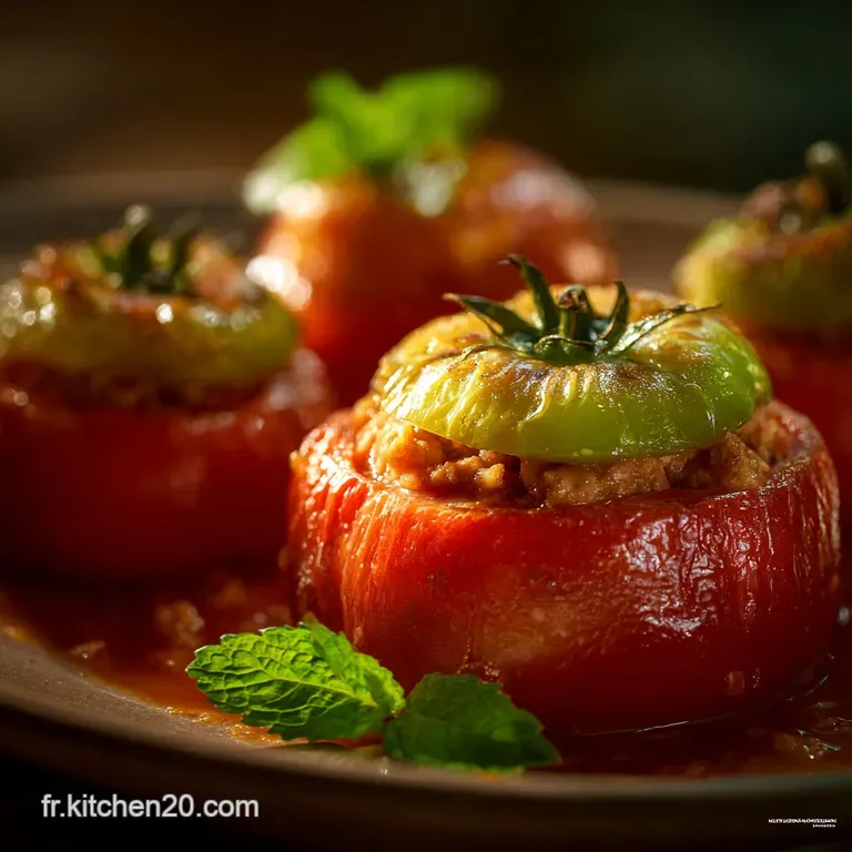 Tomates farcies au Thon : Recette estivale sans cuisson