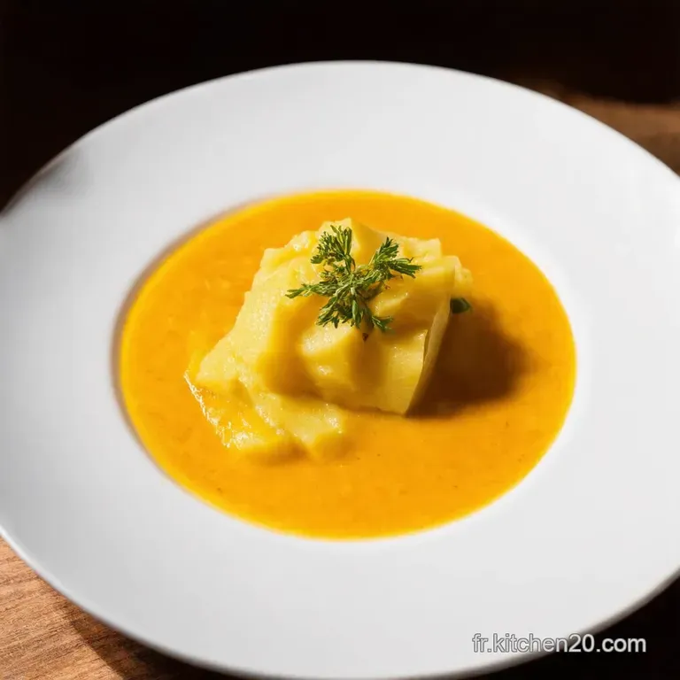 Velout&eacute; Automnal Pur&eacute;e de Patate Douce Ch&acirc;taignes et Noisettes