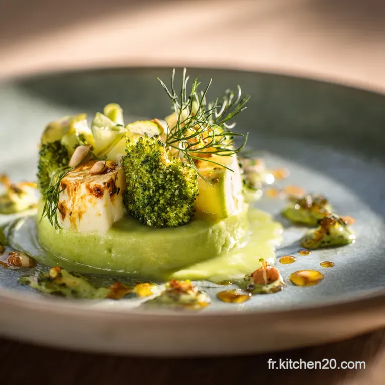 Velout&eacute; Courgette Et Brocoli : La Recette Facile Et Ultra-Cr&eacute;meuse presentation