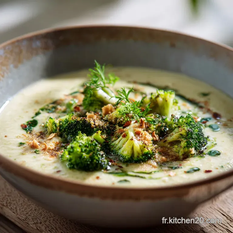 Velout&eacute; Courgette et Brocoli : La recette facile et ultra-cr&eacute;meuse